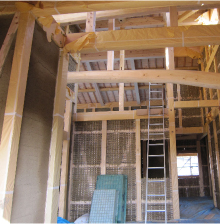 土壁の家-調湿・蓄熱・消臭効果