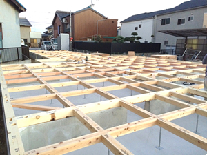 土台へのこだわり